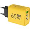 Generico Caricabatterie PD 65 W, blocco caricabatterie USB 65 W | Caricatore USB per cellulare | Blocco caricabatterie a ricarica rapida multifunzione QC3.0 per un viaggio indispensabile