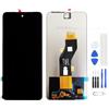 Generic Schermo LCD per Tec-No Spark 20 KJ5 LCD Display Digitizer Vetro Touch Schermo Ricambio Assembly (Nero)