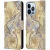 Head Case Designs Licenza Ufficiale Nature Magick Luce Oro Sirena Rosa Oro Marmoreo Custodia Portafoglio in Pelle Compatibile con Apple iPhone 13 PRO
