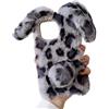 Tivenfezk Nadoli Bunny Custodia per Honor Magic 6 Lite,Inverno Orecchio di Coniglio Faux Fur Cover Morbido Carina Soffice Peloso Indietro Astuccio Caso
