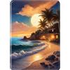 SGKITM Custodia per Amazon Kindle Paperwhite 11ª Gen 2021 6.8 Cover Pelle Silicone Flip Auto Svegliati o Sonno Magnetico Libro luminoso Fiume Mare Modello Cover Paperwhite 5 174x125x8,1 mm (color 7)