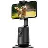 Generisch Treppiede per auto Face Tracking, rotazione a 360°, supporto per telefono intelligente, non necessita di app, viso corpo, selfie stick cardanico, stabilizzatore per registrazione video, Live Streaming
