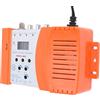 Goshyda Modulatore RF, Modulatore AV a RF, Modulatore RF Compatto, Convertitore TV Audio Video, Adattatore Demodulatore con Ingresso/uscita Antenna e Interruttore Canale Amplificatore di