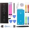 OnlyTech - Batteria di ricambio Premium per iPhone 6S - 1715 mAh, qualità identica - Kit 12 Strumenti Professionali e adesivo schermo Incluso