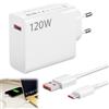 BOULESENM 120 W Caricabatterie per 14 Ultra/11T Pro/12T/13Pro/13 Lite/13/X/Note 12Pro/POCO X6Pro X6 X4 GT Pad 6 5,Caricabatterie rapido 120W con 6A Cavo USBC 1.5M,per Note 14 Pro 13