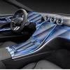 CHLSHZXD Pellicola protettiva TPU per schermo GPS per navigazione centrale per console centrale auto, per Mercedes Benz Classe C W206 C200 220 260 300 2022-O