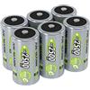 ANSMANN Baby C Akku MaxE Tipo 2500mAh Batteria Ricaricabile ad Alta Capacita 6x Baby C HR14