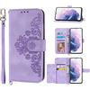 BaiFu Custodia Portafoglio per Motorola Moto G9 Power, Slot, Supporto e Cinturino da Polso, Magnetica Cover per Motorola Moto G9 Power-Viola