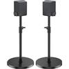 notiela Supporto per altoparlanti regolabile in altezza fino a 95 cm - Base universale per Edifier, KRK, Klipsch, Polk, Yamaha, Sony - Robusto supporto per cassa Surround Sound con gestione dei cavi.