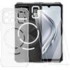 ESACMOT Custodia TPU Stampata + 2 Pellicole in Vetro Temperato Compatibili con Doogee Blade GT Ultra, Cover Artistica Slim Antigraffio Antishock, Protezione Totale