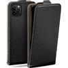 MoEx Custodia a Portafoglio per Apple iPhone 11 PRO Max, Pieghevole, Protezione Completa a 360 Gradi, Pelle vegana, Custodia per Cellulare con Chiusura Verticale, Magnetica, Profondo - Nero