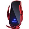 DHGVOS Supporto Porta Cellulare Auto per Toyota C-HR CHR Hybrid/C-HR EV 2021 2022 2023, 360 Gradi di Rotazione Supporto Telefono Auto può Essere Ricaricato,E Red