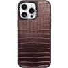 CASETiFY Croc - Custodia per iPhone 16 Pro Max, con texture goffrata, protezione da cadute da 1,5 m, compatibile con Magsafe, colore: Bordeaux