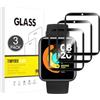 E-Hamii Pellicola Protettiva Compatibile con Xiaomi Mi Watch Lite, [3 Pezzi] [3D Curved Full Cover] [Resistente ai Graffi, Alta Definizione] Pellicola Protettiva per Xiaomi Mi Watch Lite