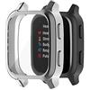 BoLuo Silicone Cover compatibile con Garmin Venu SQ 2 Custodia, Morbida Plating TPU Protettivo Case Skins Copertura Resistente Shell, Watch Shell per Garmin Venu Sq 2 Watch Accessoires (grigio)