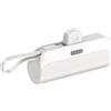 SHOKHI Power Bank 30000mAh Cavo Integrato Batteria Esterna PowerBank Caricabatterie Portatile Compatibile Con IPhone Compatibile Con Samsung Compatibile Con Xiaomi Power Bank Di Riserva (Size : White 1W mAh