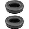 Flylin 2 cuscinetti auricolari di ricambio, colore nero, con morbida pelle proteica e memory foam, cuscinetti di ricambio compatibili con cuffie Sennheiser HD4.50BT/4.50 TNC/4.40BT (pelle)