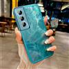 Tivenfezk Nadoli Brillantini Piuma Cover per Oppo Realme C65,Iridescente Laser Piuma Glitter 2 in 1 Custodia Obiettivo per Fotocamera Protezione Antiurto TPU Case