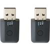 Pyugxab 2X Car Bluetooth 5.1 Trasmettitore FM Ricevitore Chiamata nel Vivavoce Mini USB Bluetooth Car Kit Adattatore Audio per Auto Wireless per Auto
