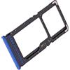 Generico Porta Scheda SIM per Xiaomi Poco X3 Pro (M2102J20SG), Slot Nano-SIM + Micro-SD, Sostituzione Originale, Blu