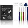SwarKing Batteria di ricambio 3.7L1200SPB compatibile con TI-Nspire CX e CX CAS con toolkit