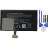 Audiosystem BATTERIA per NOKIA per LUMIA 1020 BV-5XW 2000MAH RM-875 877 876 00810H3 +Set Attrezzi