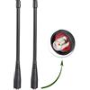Bingfu Antenna Dual Band VHF UHF 144Mhz 430Mhz Ham Radio Handheld Two Way Radio Walkie Talkie SMA Femmina Soft Antenna 2-Pack per Wouxun Baofeng BF-F8HP UV-5R UV-82 BF-888S GT-3 Radio