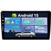 BXLIYER SXAUTO『Built-in 4G / DAB』Android 15-6G+128G Autoradio Per Renault Duster/Dacia Sandero/Lada Xray 2/Captur/Logan 2 - Senza fili CarPlay/Android Auto Camera MIC Volante 360-CAM HDMI DSP 2 Din IPS 9