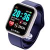 RFD RF Distribution Power Color Smartwatch, Fitness Uomo Donna, Contapassi, Monitoraggio Frequenza Cardiaca Sonno e Salute, Notifiche Messaggi, Cassa Argento Con Cinturino Nero E Cinturino Blu Aggiuntivo