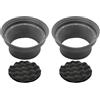 RECOIL SPB65 Kit di Deflettori per Altoparlanti Auto Pieghevoli in Silicone da 6,5" con Schiuma Egg Crate Migliora la Qualità del Suono e Protegge gli Altoparlanti 1 Coppia