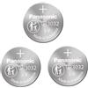 Panasonic Panasonic - Batteria a bottone al litio Cr3032 - Cr 3032 (3 pezzi)