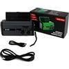Generico oasisz&p Radio a manovella di emergenza da 5000 mAh/18500 mWh con 2 pannelli solari, radio AM FM portatile, batteria ricaricabile, caricatore USB, SOS, torcia elettrica, lampada da lettura