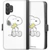 DeinDesign Custodia a portafoglio compatibile con Samsung Galaxy A32 4G Custodia per cellulare di similpelle nera Cover a libro Peanuts Snoopy Amore