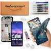 AmComponent - display di ricambio per XIAOMI REDMI NOTE 10 5G M2103K19G schermo LCD vetro touch + frame | Componente di ricambio con luminosità intensa e risposta al tocco reattiva
