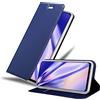 Cadorabo Custodia compatibile con Realme 9 5G / 9 PRO / V25 / Q5 / OnePlus Nord CE 2 LITE 5G in CLASSY BLU SCURO - Coperchio protettiva con chiusura magnetica, funzione stand e tasca per le carte