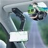 JSCARLIFE Supporto per telefono da auto, supporto regolabile per cellulare, per auto, cellulare e cellulare a 360°, compatibile con 5,3-9,4 cm.