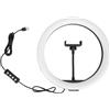 Yuecoom Anello Luminoso a LED, Luci Circolari a LED Filettate da 1/4 di Pollice 162 LED Anello Luminoso Professionale a Risparmio Energetico Anello Luminoso Per Selfie con Supporto Per Telefono Per Video di T