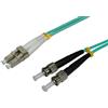 Techly Professional Cavo Fibra Ottica Multimodale OM3 ST/LC 50/125 1 m