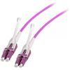 Techly Professional Cavo Fibra Ottica Multimodale Uniboot HD OM4 LC/LC 50/125 10 m