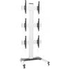 Techly Supporto a Pavimento per 3 TV LCD/LED 32-55'' per Video Wall