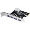 Logilink Scheda PCI Express a 4 porte USB 3.0 tipo A Femmina
