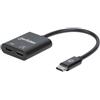 Manhattan Adattatore Audio USB-C™ Maschio 2x USB-C™ Femmina