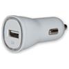 Techly Caricatore da Auto Universale 1 Porta USB con Uscita 5V 1A Bianco