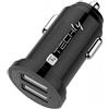 Techly Mini Caricatore da Auto 2 Porte USB-A 17W/3.4A Nero