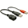 Link Selected SDOPPIATORE USB A FEMMINA - 2 X A MASCHIO 22,5 CM DELOCK