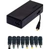 Tecnonew ALIMENTATORE UNIVERSALE PER NOTEBOOK 8 CONNETTORI TYPE-C TECNONEW 90W TN-UNIVC-90W