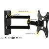 Link STAFFA A MURO ORIENTABILE A 3 NODI PER TV 23-42" FINO A VESA 200X200
