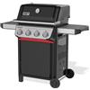 Weber Barbecue GPL Weber 1500888 SPIRIT E 410 Nero e Silver