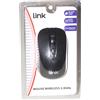 Link MOUSE WIRELESS 3 TASTI NERO RICEVITORE USB 1000 DPI