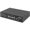 Intellinet Switch Ethernet Gigabit 8 Porte PoE+ con 2 porte RJ45 Gigabit Uplink